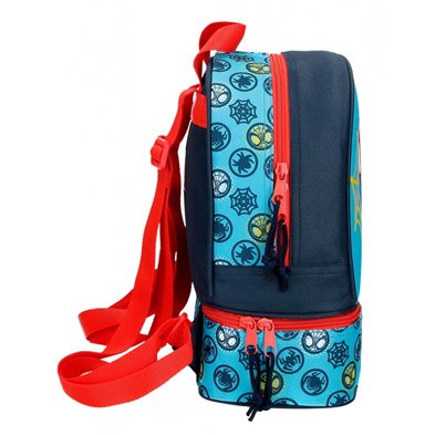 Mochila Spidey Team 28cm con portamerienda