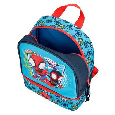 Mochila Spidey Team 28cm con portamerienda