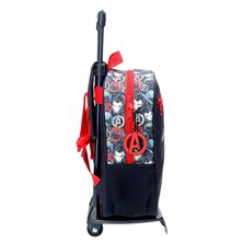 Mochila Preescolar Avengers Team 28cm con carro