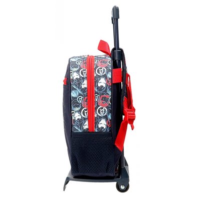 Mochila Preescolar Avengers Team 28cm con carro