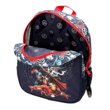Mochila Preescolar Avengers Team 28cm con carro