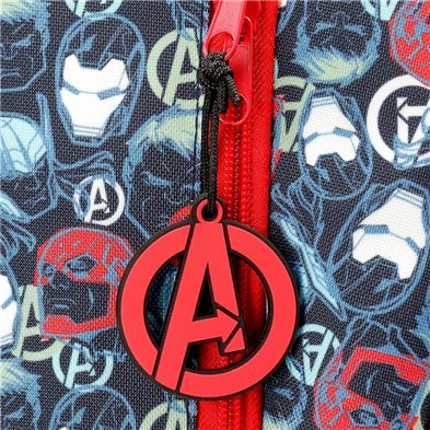 Mochila Preescolar Avengers Team 28cm con carro