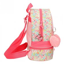Mochila Minnie Florals 28cm con portamerienda