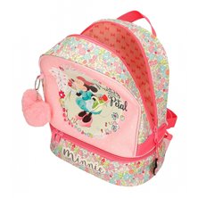 Mochila Minnie Florals 28cm con portamerienda