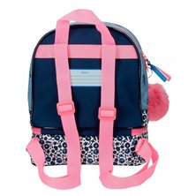 Mochila Minnie Make it Rain bows 28cm con portamerienda