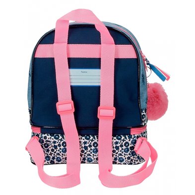 Mochila Minnie Make it Rain bows 28cm con portamerienda