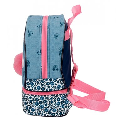 Mochila Minnie Make it Rain bows 28cm con portamerienda