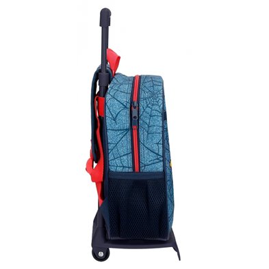Mochila Spiderman Denim 28cm con carro
