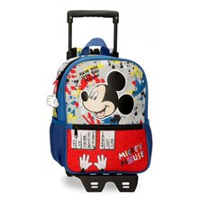 Mochila Mickey Colour Mayhem 28cm con carro
