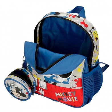 Mochila guardería Mickey Colour Mayhem con carro