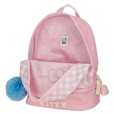 Mochila Hello Kitty Wink 28cm con portamerienda