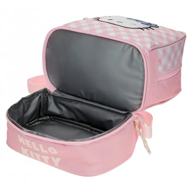 Mochila Hello Kitty Wink 28cm con portamerienda