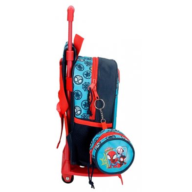 Mochila guardería Spidey Team Up con carro