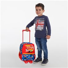 Mochila Cars Rusteze Lightyear 32cm con carro