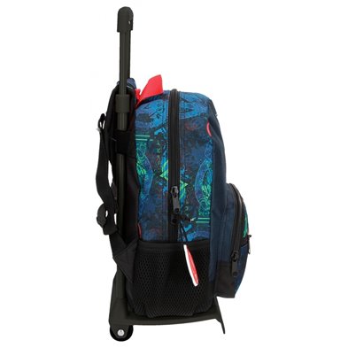 Mochila Preescolar Marvel on the Warpath 28cm con carro