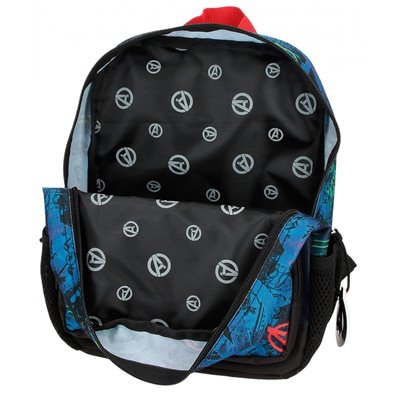 Mochila Preescolar Marvel on the Warpath 28cm con carro