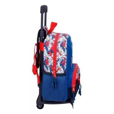Mochila 28cm Spiderman Hero con carro