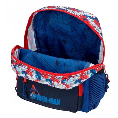 Mochila 28cm Spiderman Hero con carro