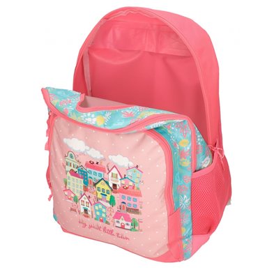 Mochila Escolar Roll Road My little Town Dos Compartimentos