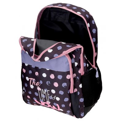 Mochila Escolar Roll Road The time is now Dos Compartimentos