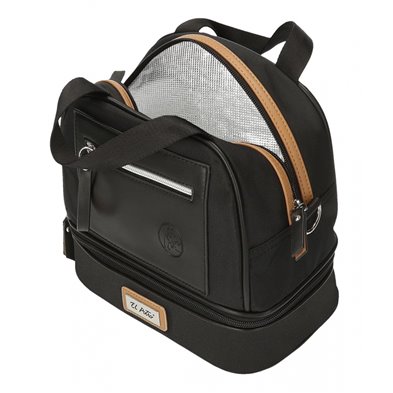 Bandolera porta alimentos térmica El Potro Chic Negro