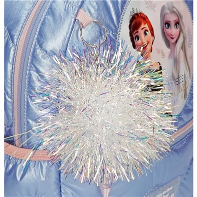 Mochila Frozen Seek Courage 28cm con portamerienda