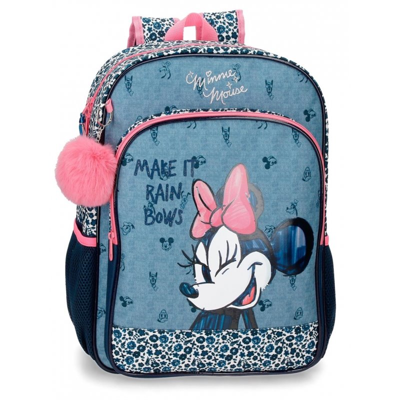 Mochila Escolar Minnie Make it Rain bows 40cm