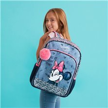 Mochila Escolar Minnie Make it Rain bows 40cm