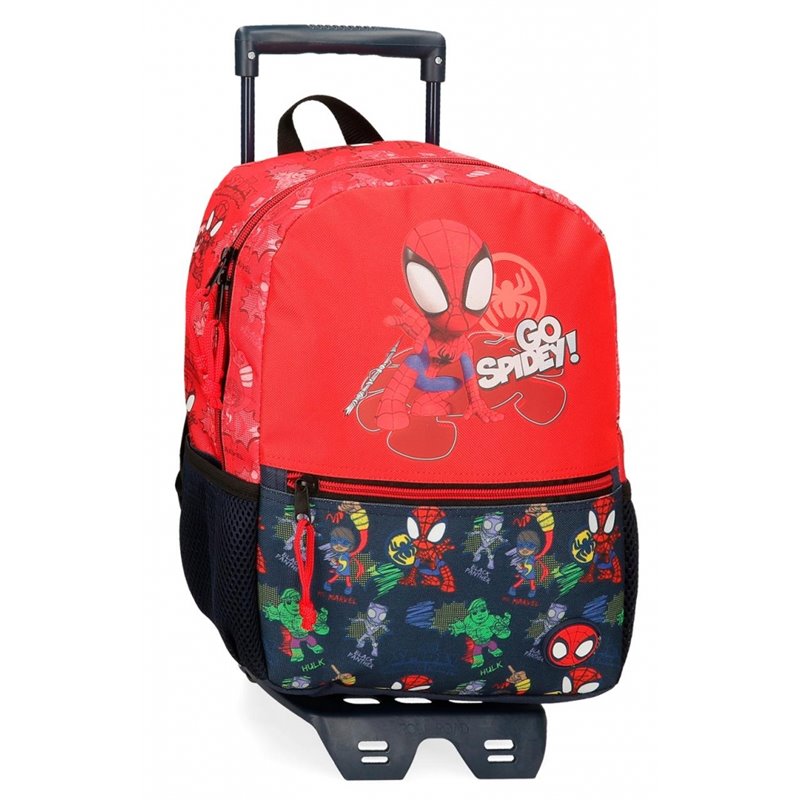 Mochila Go Spidey 32cm con carro