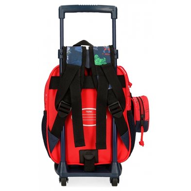 Mochila guardería Go Spidey con carro