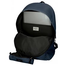 Mochila Pepe Jeans Aris + Estuche Azul Marino