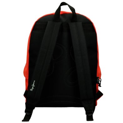 Mochila Pepe Jeans Aris + Estuche Naranja