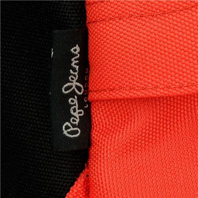 Mochila Pepe Jeans Aris + Estuche Naranja