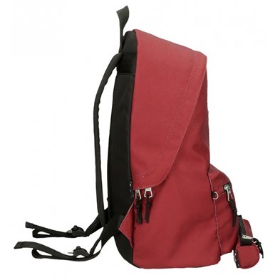Mochila Pepe Jeans Aris Evergreen + Estuche Rojo Oscuro