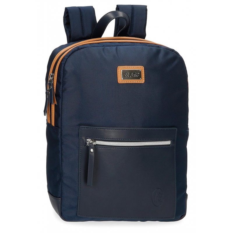 Mochila Porta Tablet El Potro Chic Marino