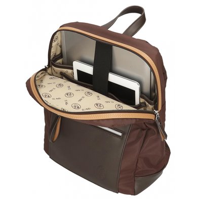 Mochila Porta Tablet El Potro Chic Marrón