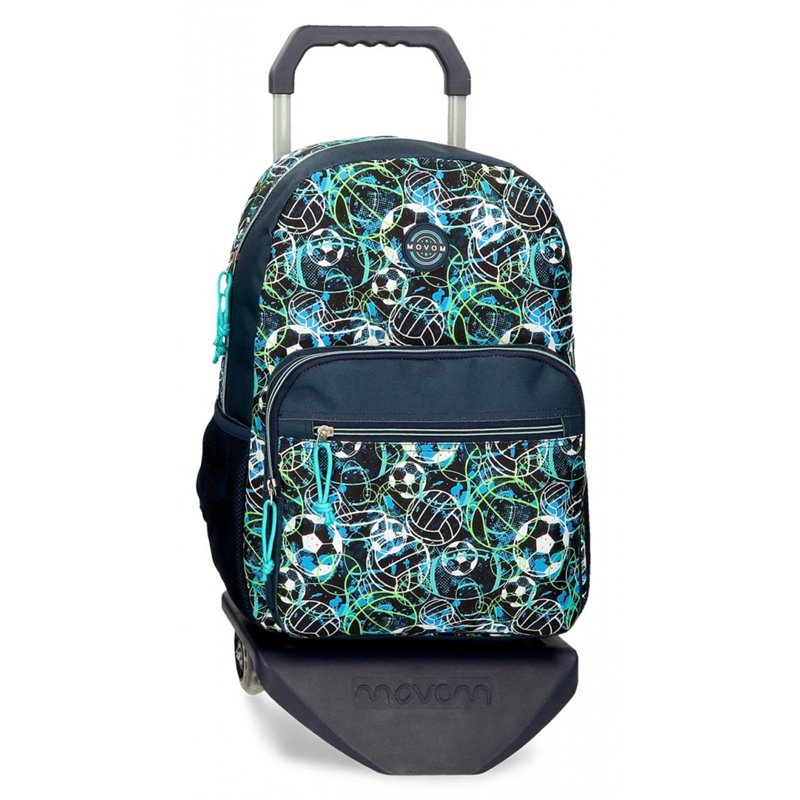 Mochila 42cm Movom Balls con carro