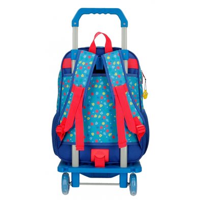 Mochila Happy Family 38cm con Carro