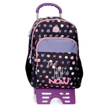 Mochila Escolar Roll Road The time is now Dos Compartimentoscon carro
