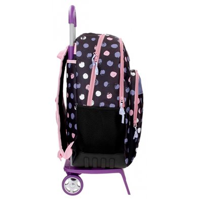 Mochila Escolar Roll Road The time is now Dos Compartimentoscon carro
