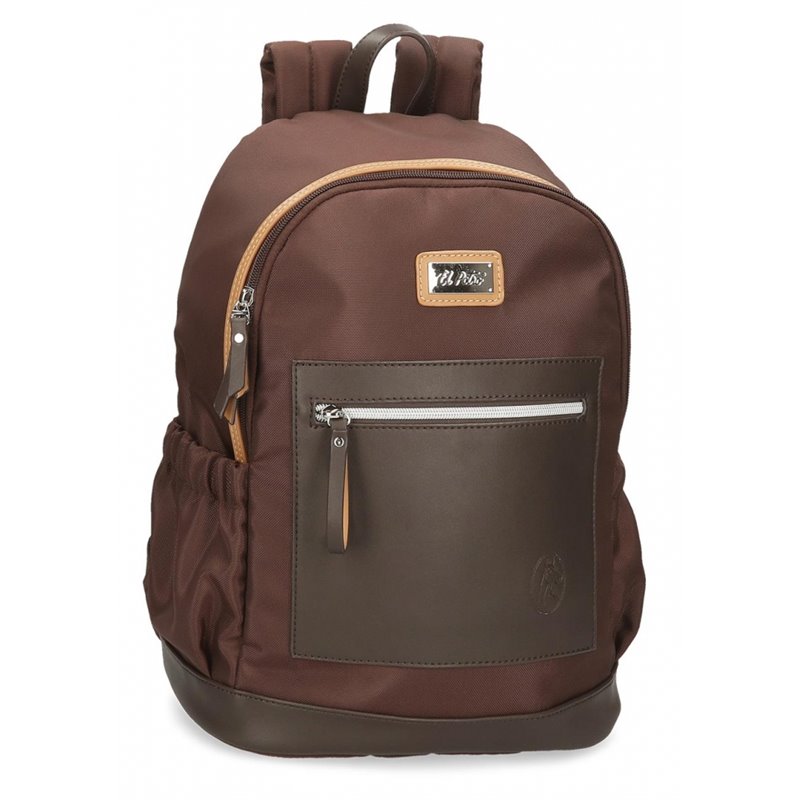 Mochila Porta Ordenador El Potro Chic Marrón