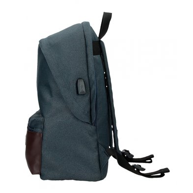 Mochila portaordenador dos compartimentos Pepe Jeans Scratch Denim