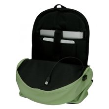 Mochila portaordenador dos compartimentos Pepe Jeans Aris Colorful Verde Claro