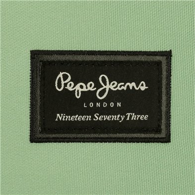 Mochila portaordenador dos compartimentos Pepe Jeans Aris Colorful Verde Claro