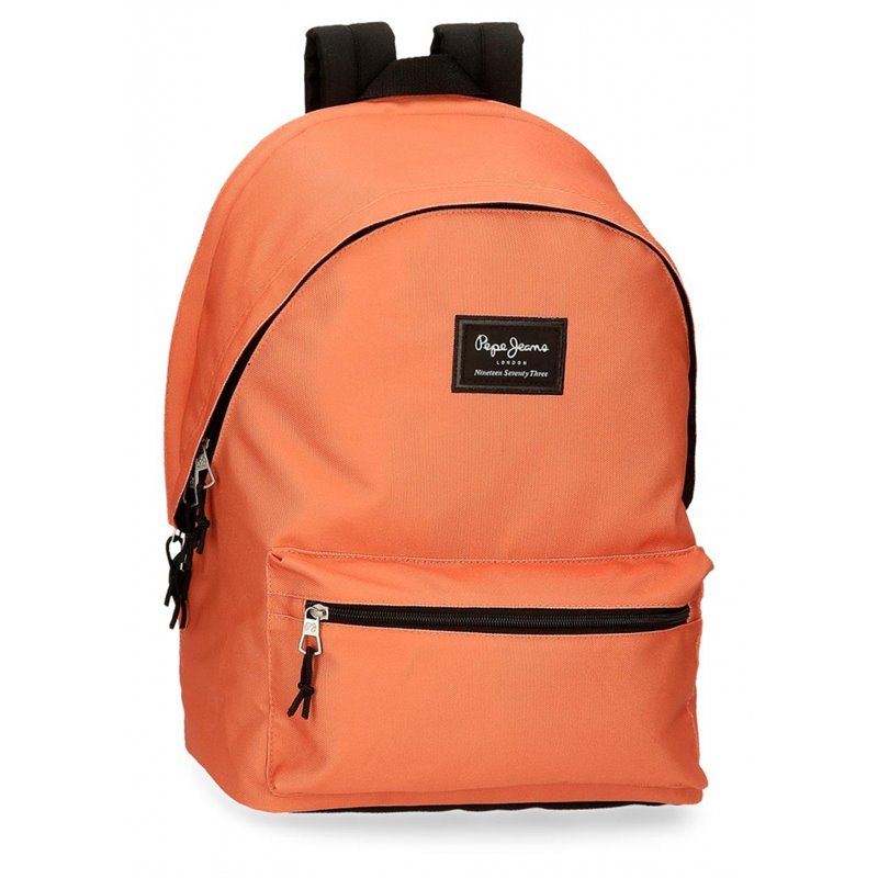 Mochila portaordenador dos compartimentos Pepe Jeans Aris Evergreen Naranja