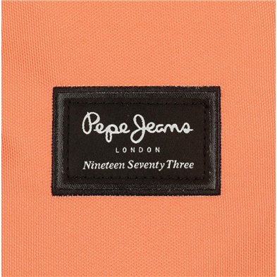 Mochila portaordenador dos compartimentos Pepe Jeans Aris Evergreen Naranja
