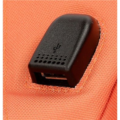 Mochila portaordenador dos compartimentos Pepe Jeans Aris Evergreen Naranja