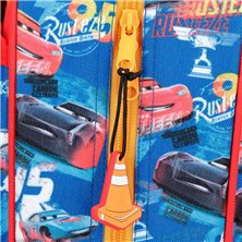 Mochila Escolar Cars Rusteze Lightyear 40cm con carro