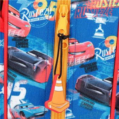 Mochila Escolar Cars Rusteze Lightyear 40cm con carro