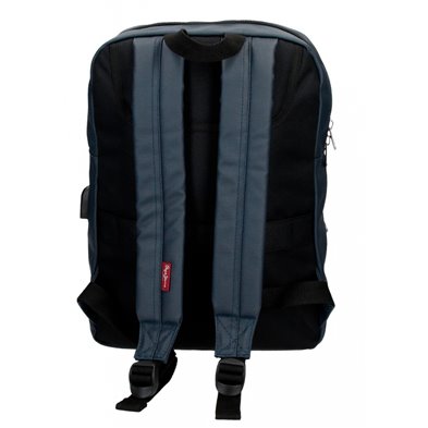 Mochila Portaordenador Pepe Jeans Court 15,6´´ dos compartimentos Azul marino